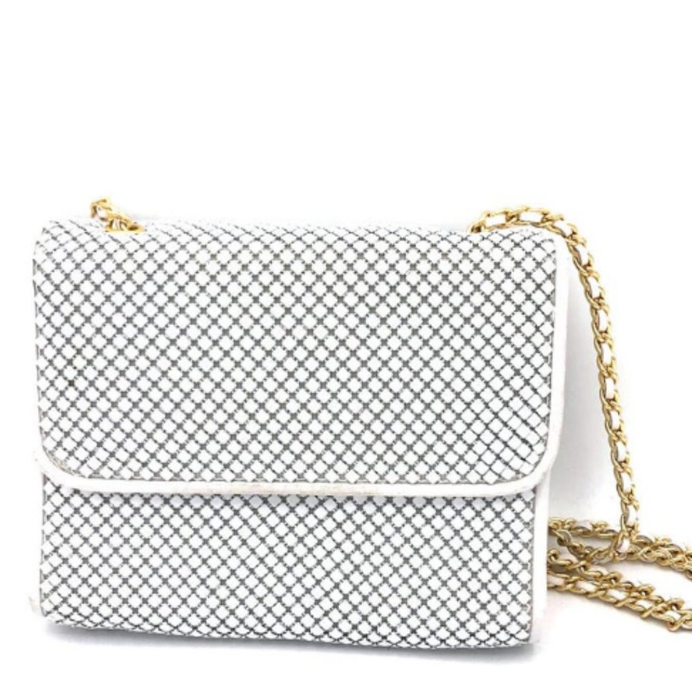 Whiting & Davis Mesh Golden Chain Bag(EUC)